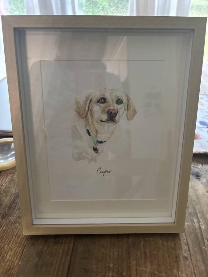 Emily&rsquo;s photo of their painting