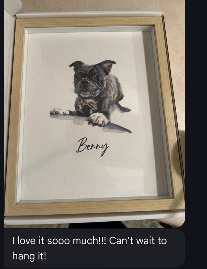 Jessica&rsquo;s photo of their painting