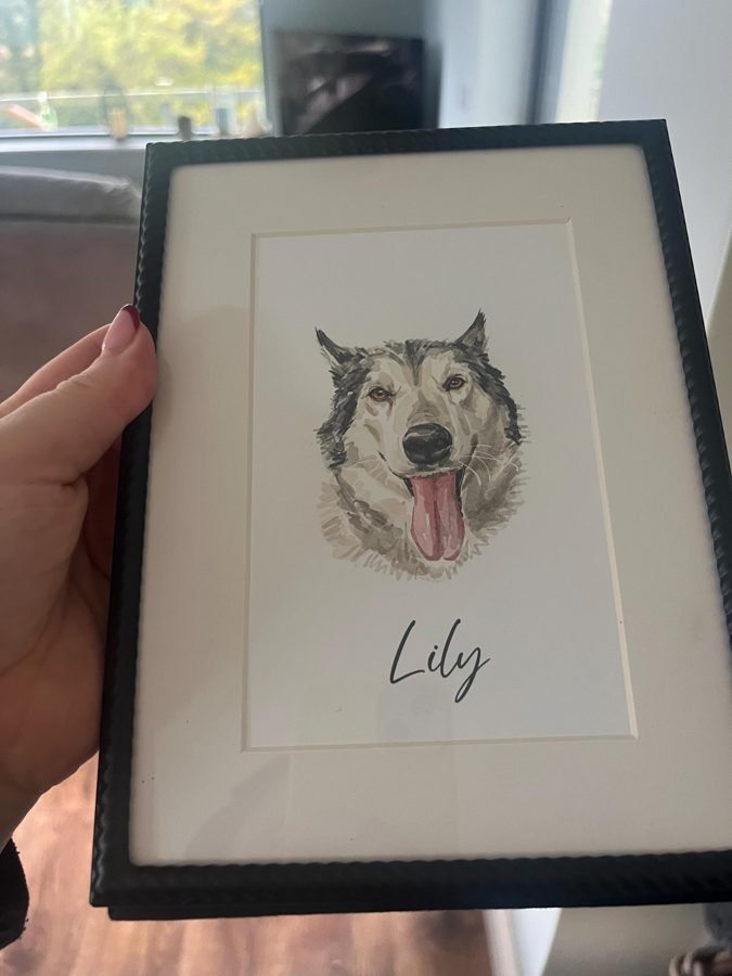 Leah&rsquo;s photo of their painting