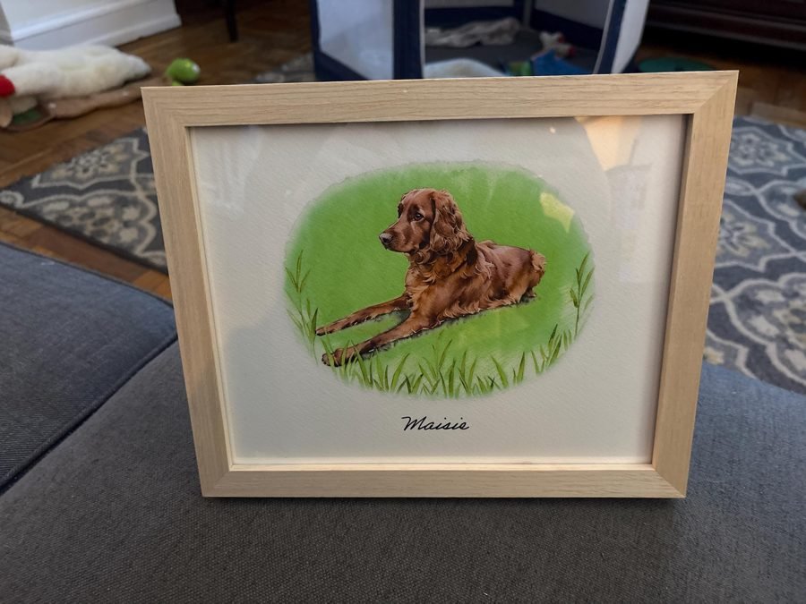 Emelia&rsquo;s photo of their painting
