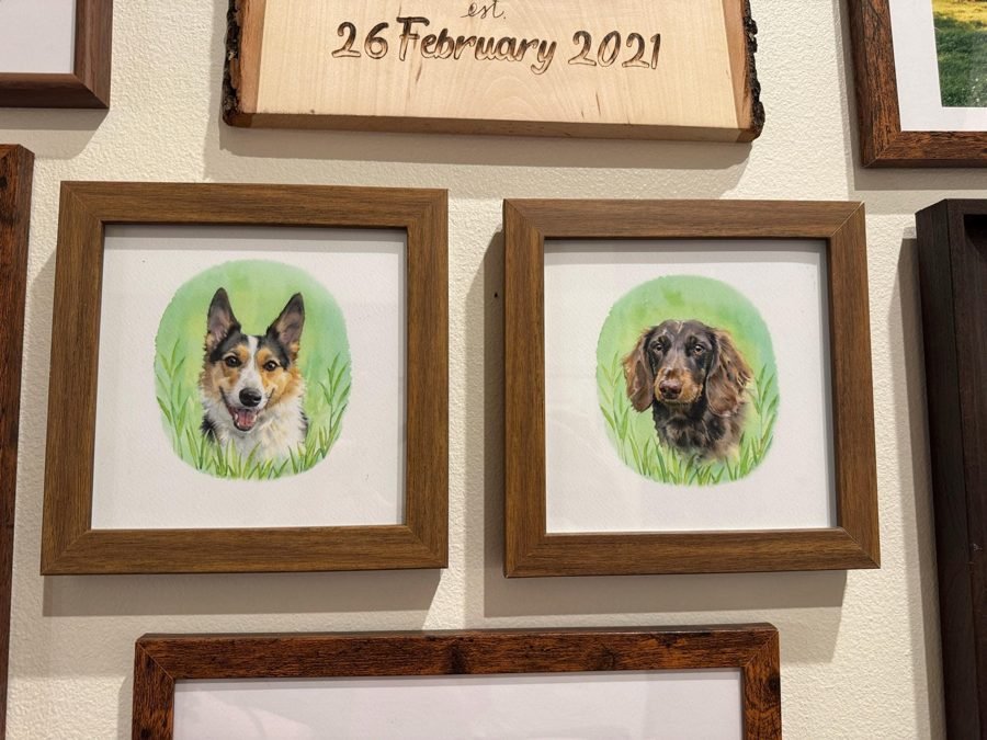 Lauren&rsquo;s photo of their painting