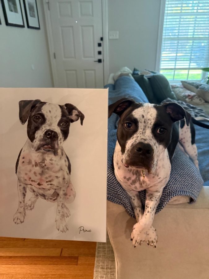 Mallory&rsquo;s photo of their painting