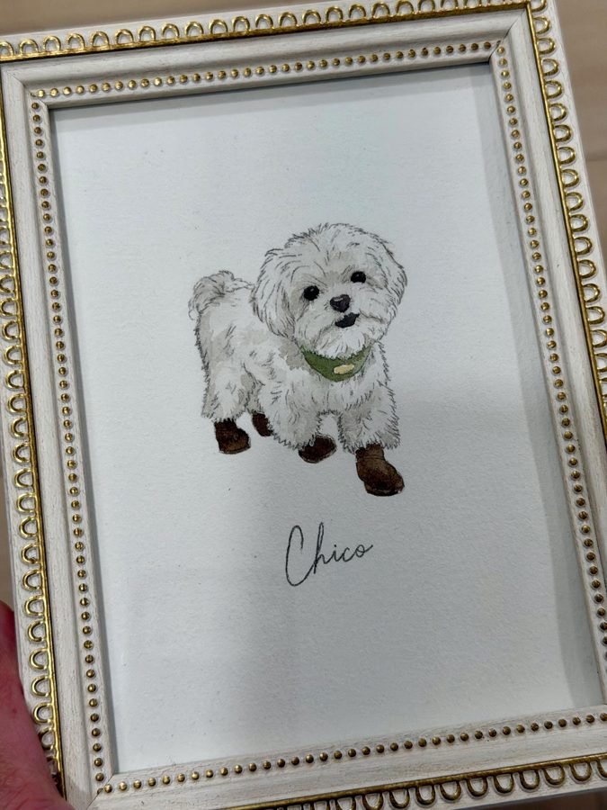 Chie&rsquo;s photo of their painting
